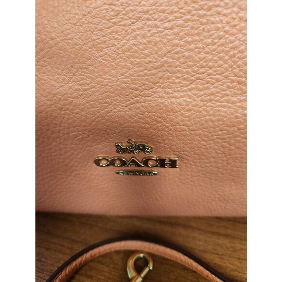 Coach Kacey Satchel Bag with crossbody strap light coral.  Beautiful - Picture 7 of 16